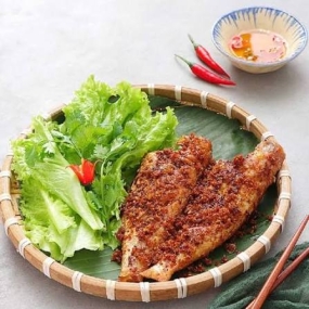 Cá hường chiên xả