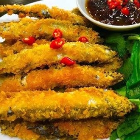 Cá trứng chiên giòn