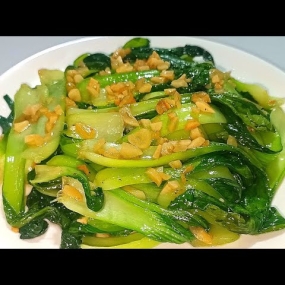 Cải thìa xào tỏi