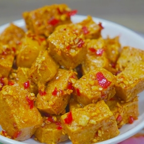 Đậu hủ chiên nước mắm