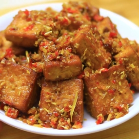 Đậu hủ xả ớt
