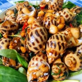 Ốc hương cháy tỏi