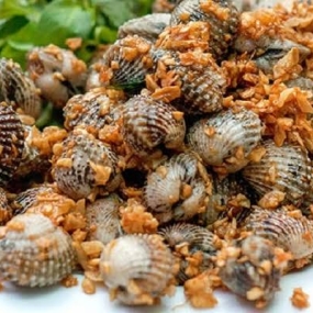 Sò huyết cháy tỏi