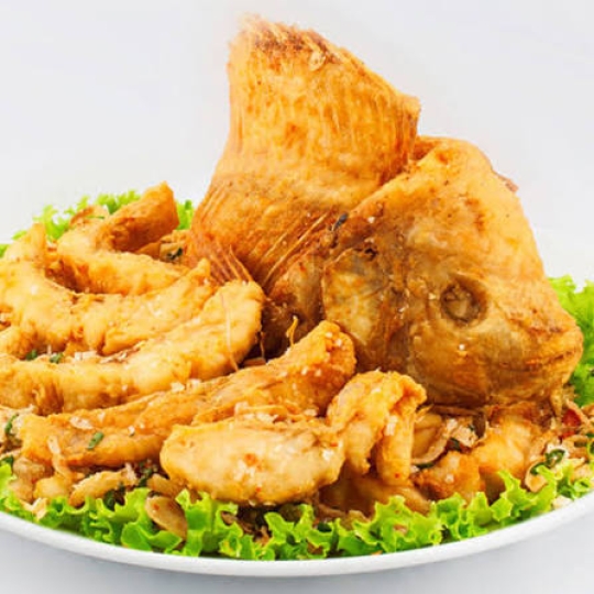 Cá Diêu Hồng chiên xù