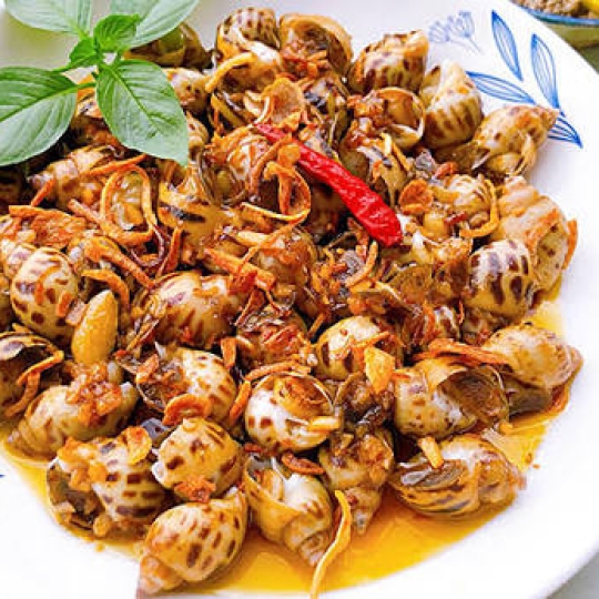 Ốc hương xào sa tế